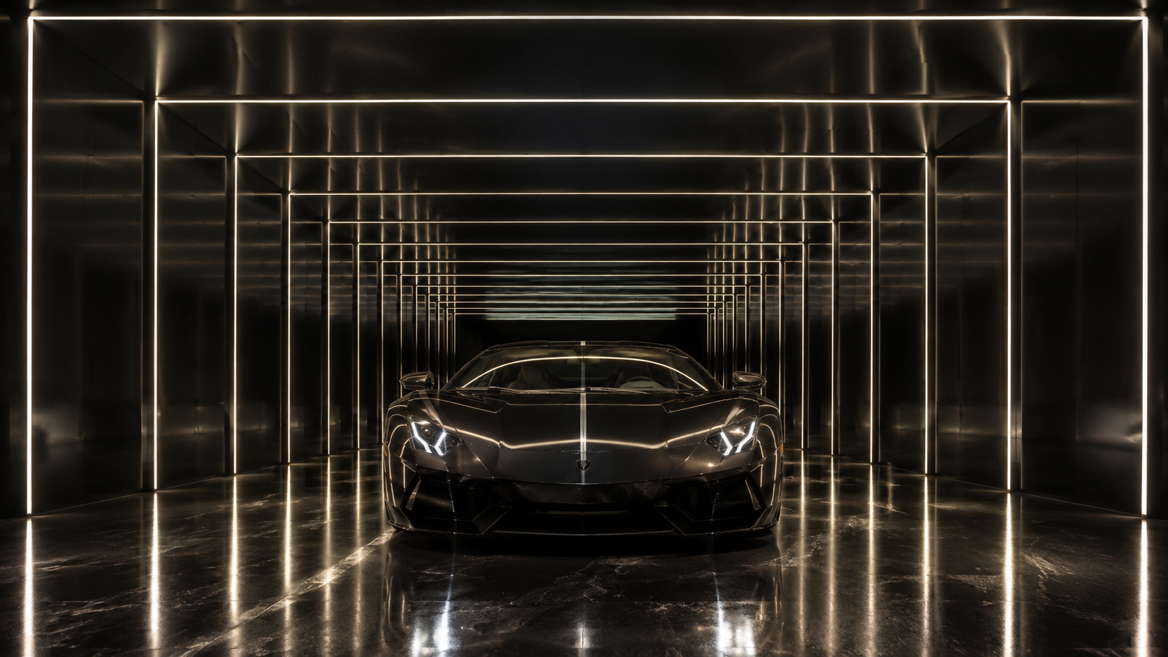 Infinity Garage Tunnel & Car Reveal Lighting Design (2026)