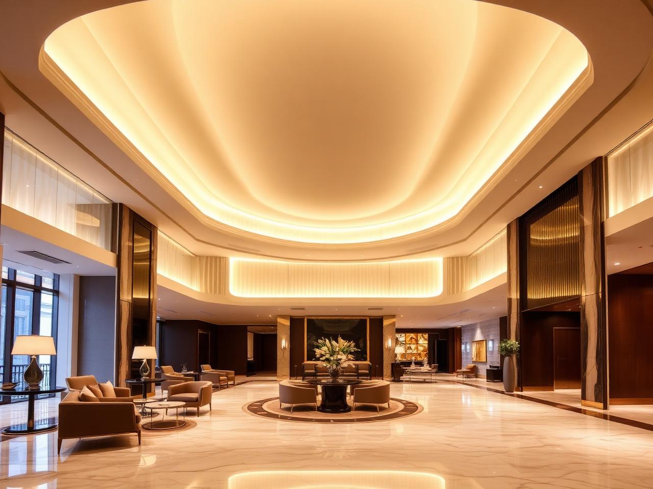 Hotels & Lobbies ceiling design