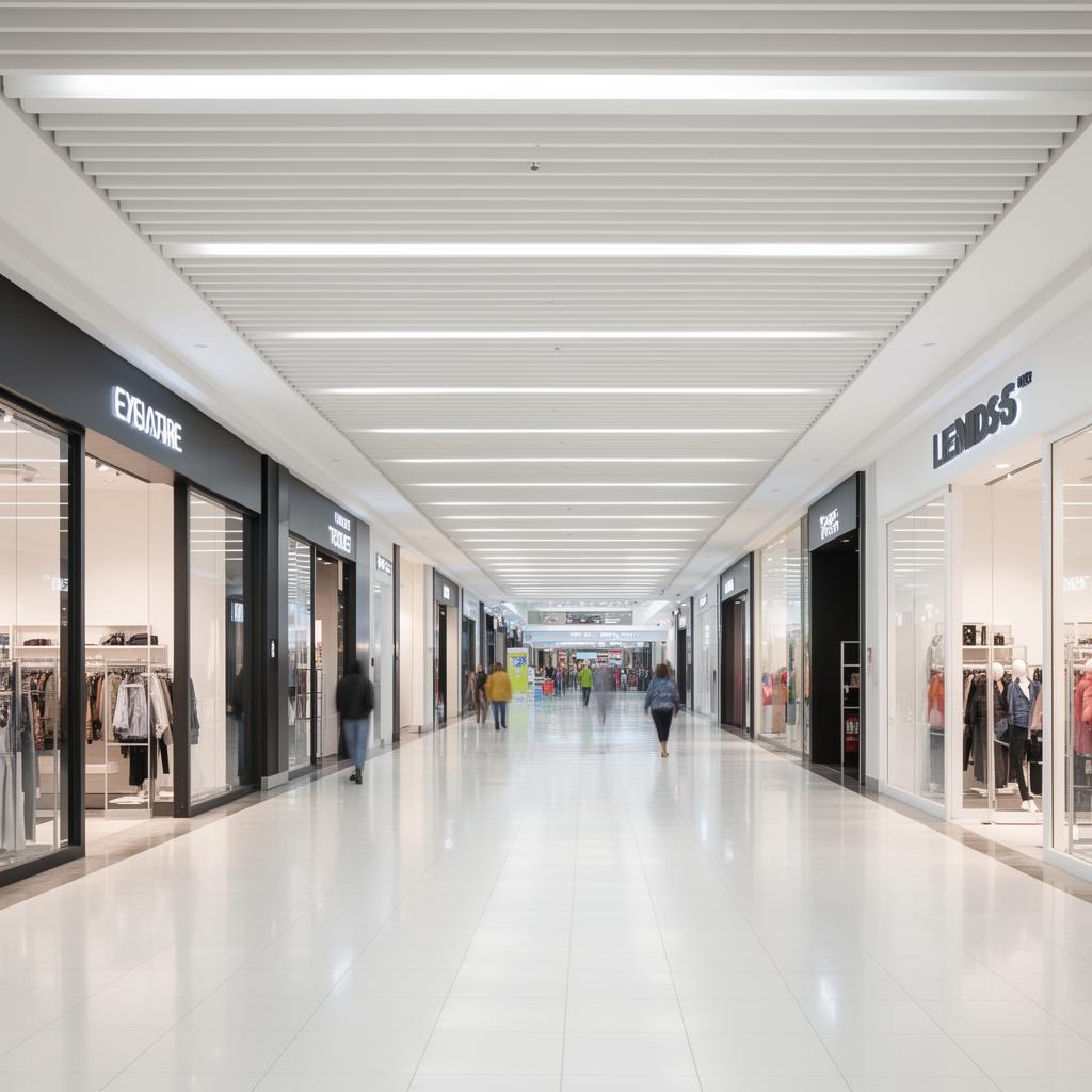 Shopping Centers stretch ceiling design